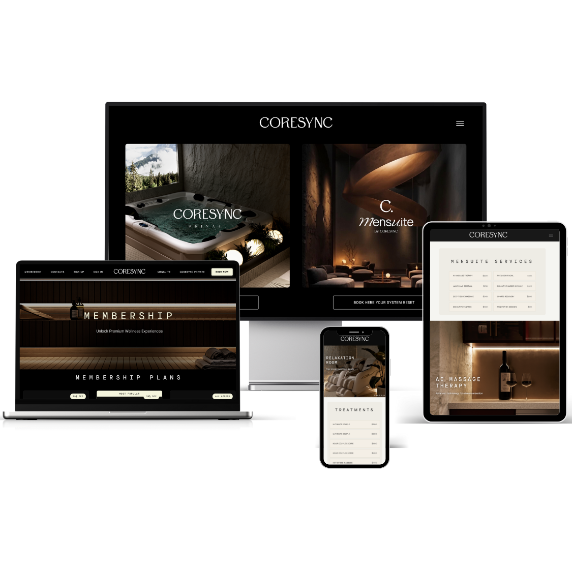 CoreSync - AI Spa & Wellness Platform